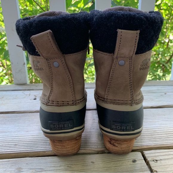 Sorel Women's Slimpack Lace II Duck Boots size 8 Waterproof Leather NL3058-245 - Picture 9 of 13